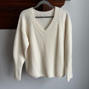 Club Monaco 100% Cashmere Crew Neck, M